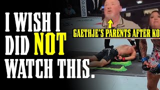 Justin Gaethje PARENTS Reaction to UFC 300 KO is DEVASTATING to Watch...