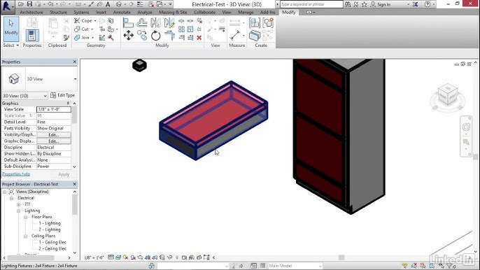 Revit Tutorial Creating A Recessed 2x4 Light Fixture You Recessed 2x4 Light Fixture, Can You Hang A Light Fixture Without Junction Box In Revit