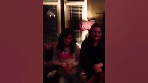 Ashleigh, Hope, Cameron!! Their first time singing...