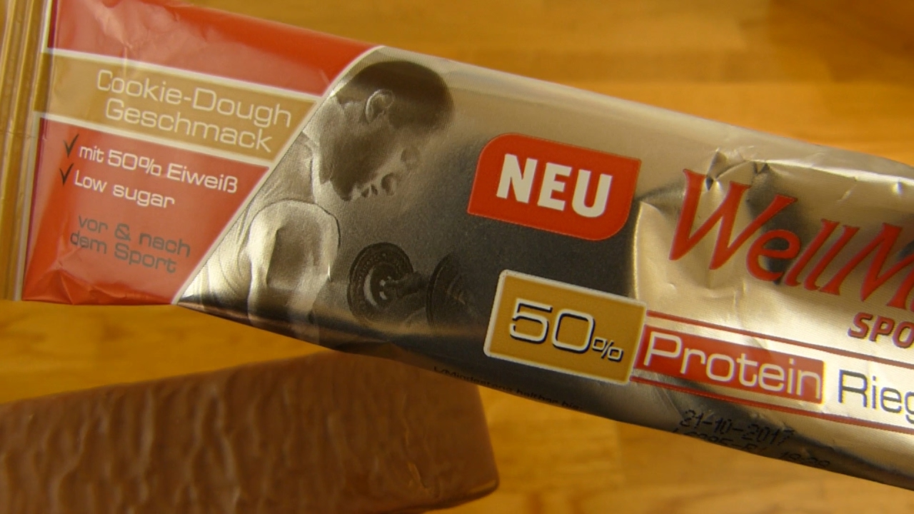 Wellmix Sport 50 Protein Bar Riegel Cookie Dough Youtube