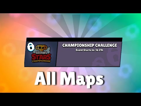 All Championship Maps Brawlstars Youtube