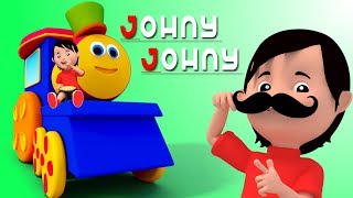 Джонни Джонни Да Папа | Боб поезд | Детская рифма | Song For Kids | Bob Train | Johny Johny Yes Papa