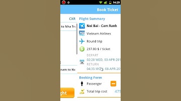 Project Template - Flight Ticket Booking Mobile Android Application Template