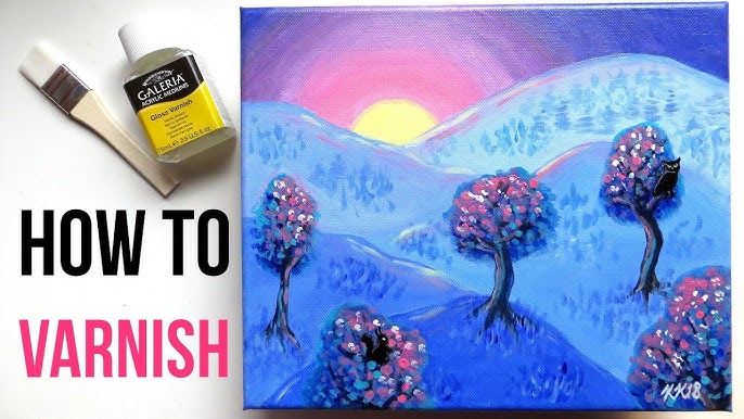 How I Varnish Acrylic Art — Messy Ever After