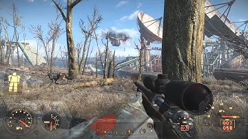 Fallout 4 - Brotherhood of Steel Vertibird crashes in front of me