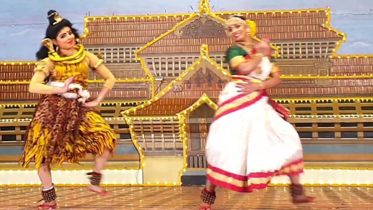 Siva Parvathi Ardhanareeswaram Dance by Parvathi H Nair and Ganga (by Sree Mahadeva, Ettumanoor)