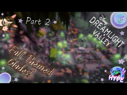 Disney Dreamlight Valley Speedbuild | 🍂 Fall Theme Glades 🎃 - Part 2