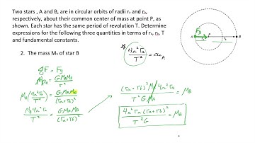 Gravitational Dynamics: Bodies with Shared Rotation Period | Symbolic Physics (AP FR1995, College I)