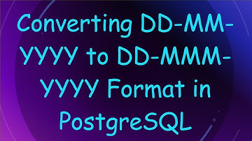 Converting DD-MM-YYYY to DD-MMM-YYYY Format in PostgreSQL