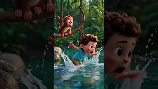 #MonkeyStory #EmotionalStory #HelpingMonkey #JungleStory #Inspiration#MoralStory #YouTubeShorts#love