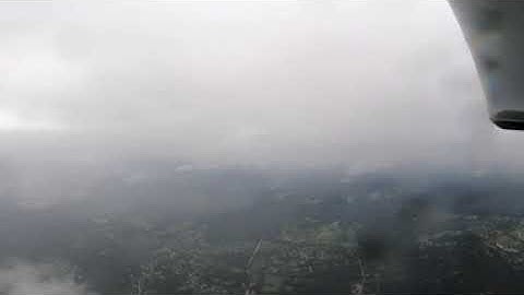 360 GoPro Max - IFR flight into the clouds.