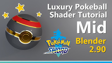How to create a Luxury Pokeball Shader in Blender