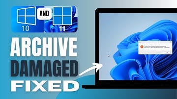 How To Fix "The Archive Is Either In Unknown Format Or Damaged in Windows 11 / 10 / 8 / 7" - Solved!