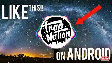 How To Make a Music Spectrum Like Trap Nation On Android