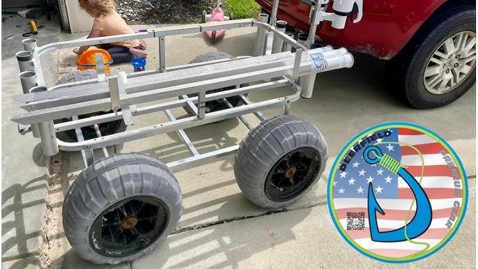 DIY Beach Fishing Cart From Harbor Freight Hauls My Kayak 