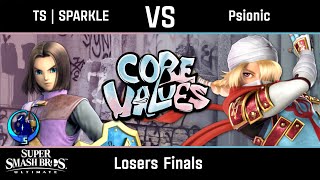 TS | SPARKLE (Hero) vs Psionic (Sheik) - Ultimate Losers Finals - CORE VALUES V