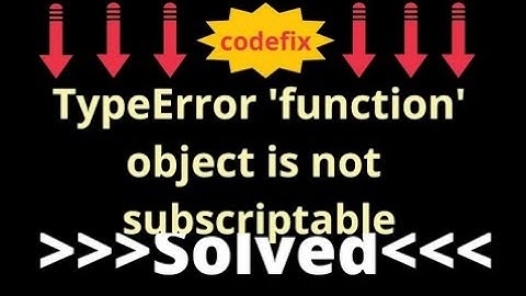 Understanding TypeError: 