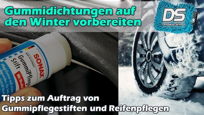 Auto Vorbereitung Herbst und Winter: Gummipflege mit Hirschtalg  Türgummipflege und Gummidichtungen 