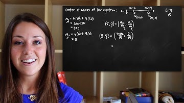 Center of mass of the system, x-axis (KristaKingMath)