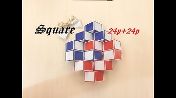 COMBINATION OF 2 SNAKE CUBE (24+24) - Square