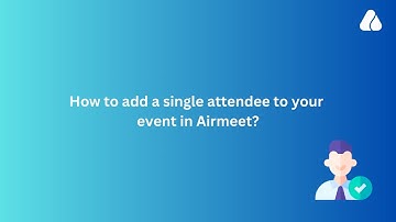 How to quickly add/register a single attendee to the event? | 2024  | #organizerguide