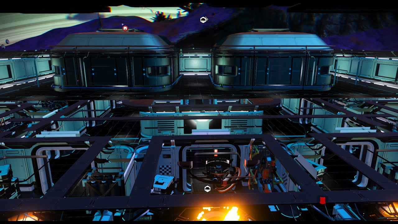 No Man's Sky - Freighter Base on Planet (LIVE) - YouTube