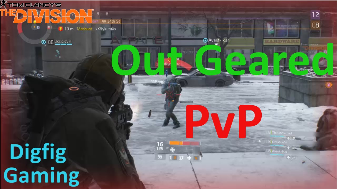 The Division Dark Zone PvP Shoot Out With a Very Geared Group