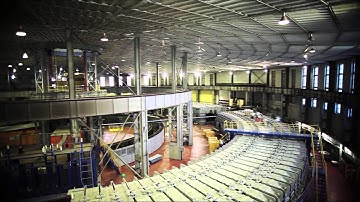 Booster inside the yoke of the Synchrophasotron