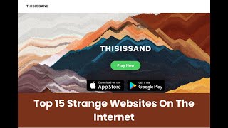 Top 15 Strange Websites On The Internet