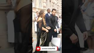 Henry Cavill and Girlfriend leaving hotel for The Witcher Season 3 Premiere #henrycavill #thewitcher