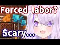 Okayu is frightened by the forced labor facility in Pekora.【Hololive | Eng Sub】