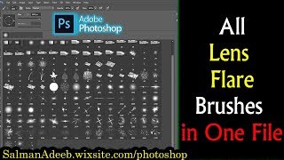 All Lens Flare Brushes in one File PhotoShop screenshot 4