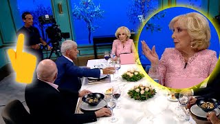 ¡INESPERADO! La espontánea reacción de un camarógrafo que Mirtha no dejó de señalar