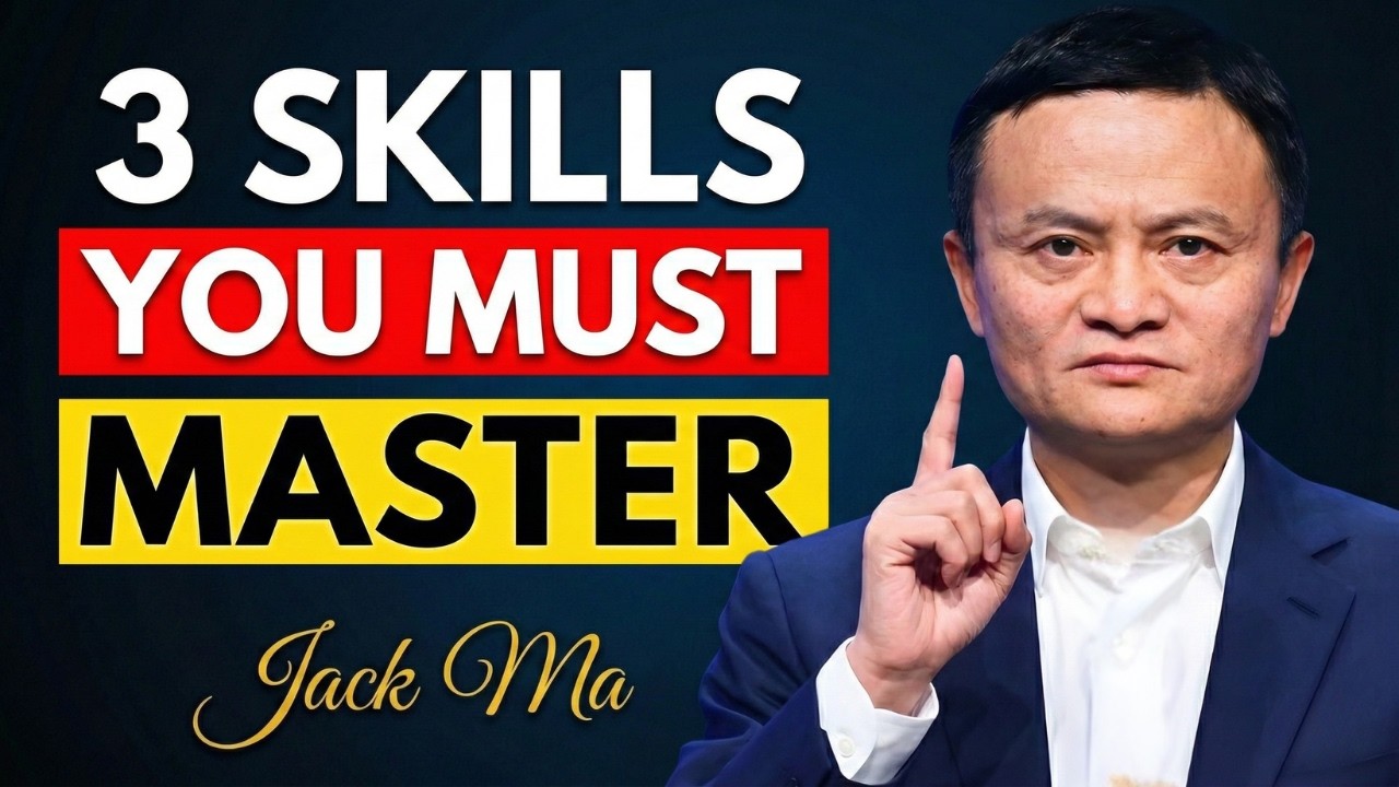3 Skills You Must Master or Stay Poor Forever | Jack Ma Motivational Speech About Success and Life