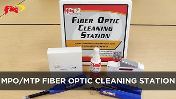 MPO/MTP Fiber Optic Cleaning Station