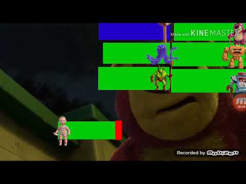 Toy Story 3 Big Baby Throws Losto The Toys With Healthbars