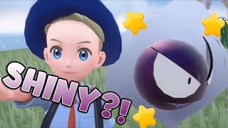 Encountering a SHINY Gastly in Pokemon: Scarlet