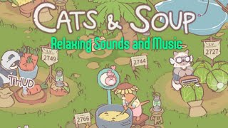 Cats & Soup ~ 1hr of Relaxing Cooking Sounds and Music for Sleep, Meditation, Studying, ASMR screenshot 4