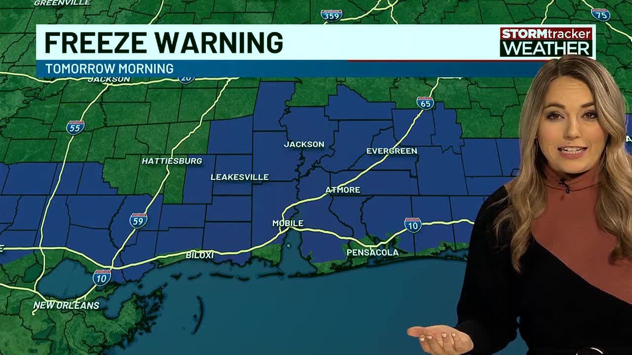A Freeze Warning is in effect for tomorrow morning - YouTube