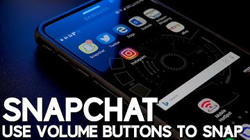 SNAPCHAT | USE THE VOLUME BUTTONS TO SNAP PICS AND VIDEO 😍😜