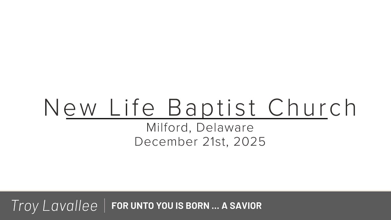 For Unto You is Born ... A Savior