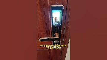 Khoá cửa gỗ thông minh mở từ xa qua app TOHO TH713  #tohovietnam #toho