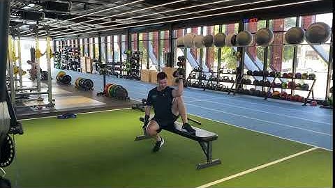 Shoulder Prime- Off The Knee DB External Rotation