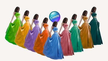 Canva Feature Update Change Photo Color Faster and Easier | Change Cloth Dress Color Tutorial