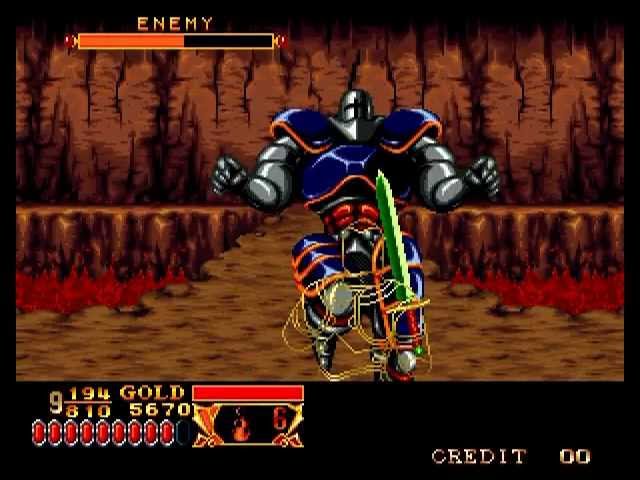 Crossed Swords Gameplay NeoGeo Rom - FRENSH DEMO GAME!! (PC 60FPS 780P)