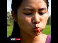 Raw Red Chili Challenge – Can You Handle This Heat? 🌶🔥 | VDO park #foodchallenge #mukbang #food