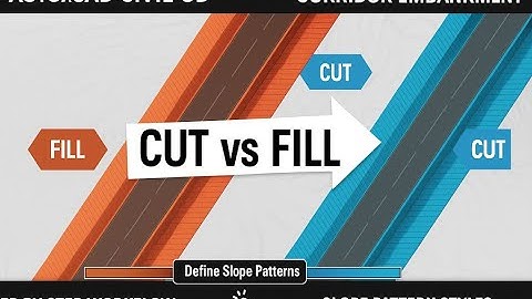 Civil 3D Corridor Cut & Fill Styles — Show Cut vs Fill Using Slope Patterns Step by Step