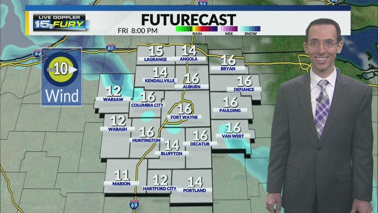 Below zero wind chills in the early morning - YouTube