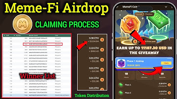 MemeFi Airdrop Claim And Withdrawal in Bank | MemeFi Airdrop Claim Process | MemeFi Listing Date