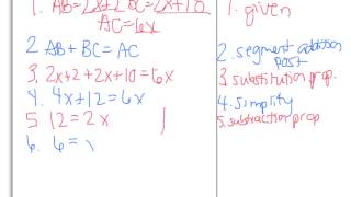 Segment & Angle Substitution Proofs #1